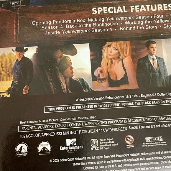 Yellowstone Season 4 (Preowned) Includes 5 Discs - Picture 3 of 4